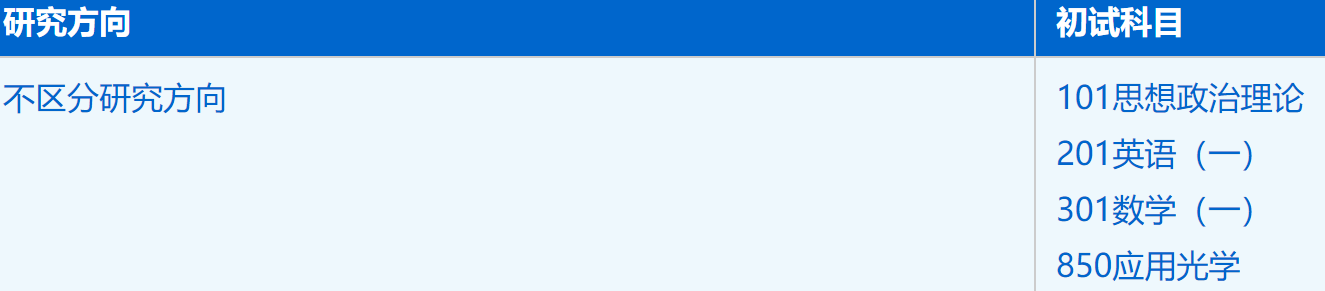 2023考研招生簡章：中國科學技術(shù)大學物理學院光學工程專業(yè)2023年碩士研究生招生簡章